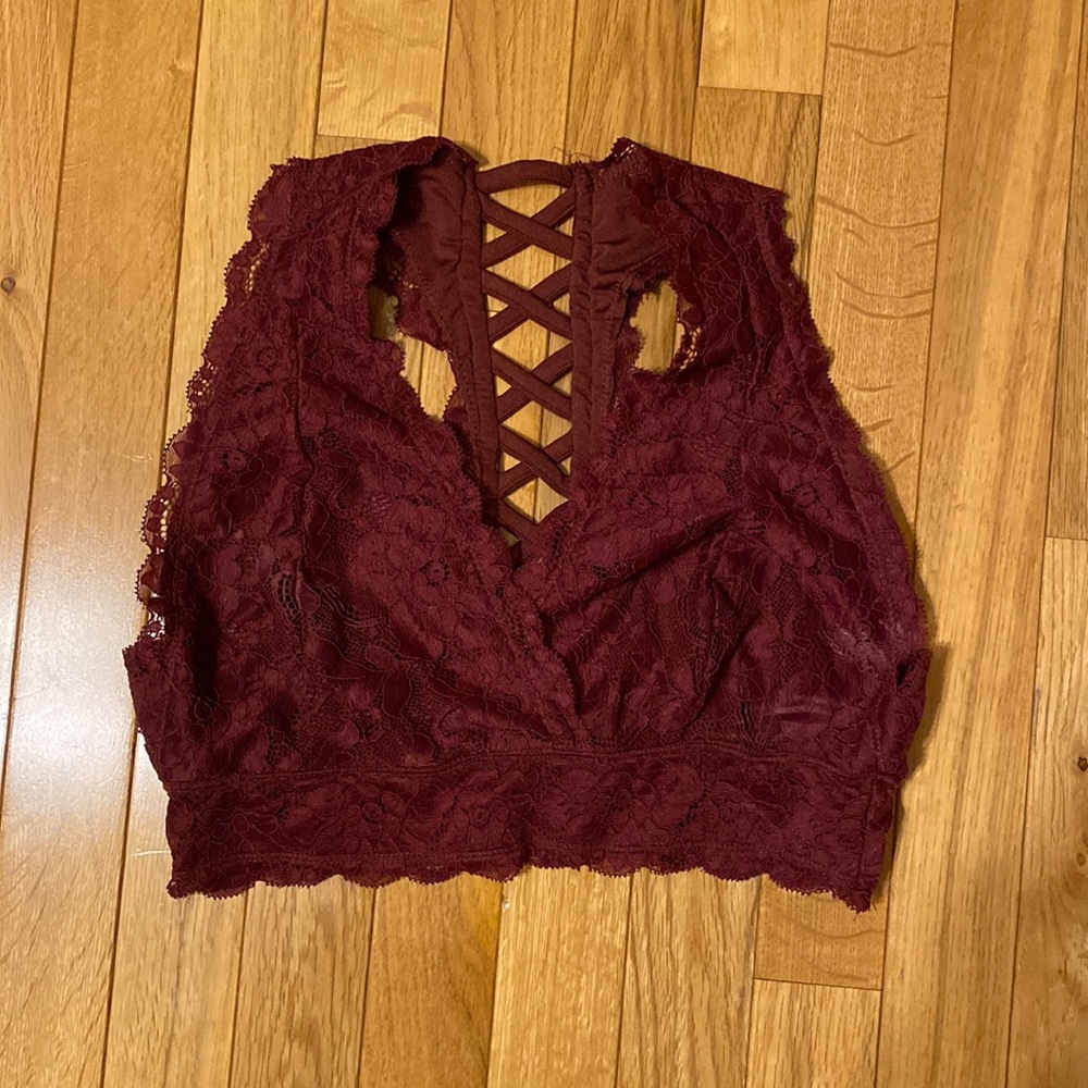Altar’d State Size Small Burgundy’s Bralet